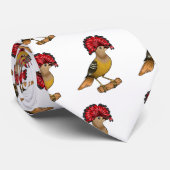 Royal Flycatcher Cartoon Illustration Krawatte (Gerollt)