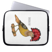 Royal Flycatcher Cartoon Illustration Laptopschutzhülle (Vorderseite)