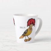 Royal Flycatcher Cartoon Illustration Milchtasse (Rechte Ecke)
