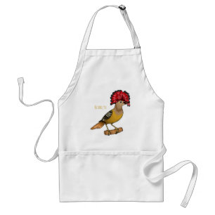 Royal Flycatcher Cartoon Illustration Schürze