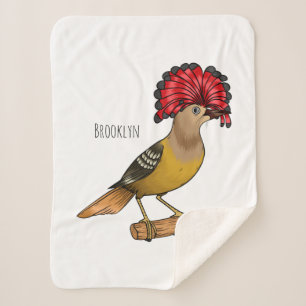Royal Flycatcher Cartoon Illustration Sherpadecke