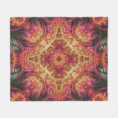 Royal Fractal | Fleecedecke (Vorderseite (Horizontal))