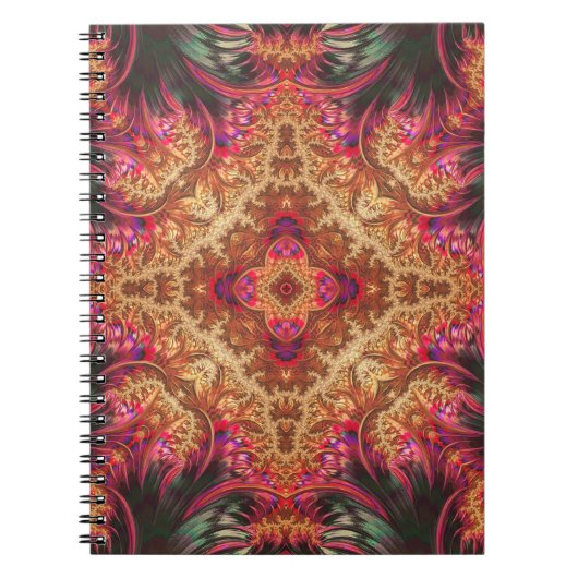 Royal Fractal | Notizbuch Notizblock (Vorderseite)