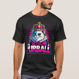 Royal Furball - Extravagante Katze mit Krone T-Shirt