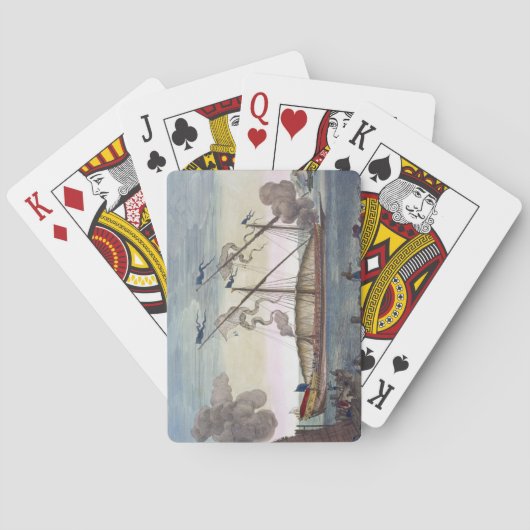 Royal Galley (Spanisch oder Portugiesisch), von sl Spielkarten (Rückseite)