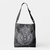 Royal gebogene Tasche schwarz Lyon (Rückseite)