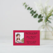 "Royal+Gems & Sparkle" Queen Business Cards Visitenkarte (Stehend Vorderseite)