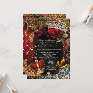 Royal Gender Reveal Dusche Prinz oder Prinzessin I Einladung