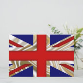 Royal Gewerkschaft Flag - Großbritannien Briefpapier (Stehend Vorderseite)