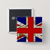Royal Gewerkschaft Flag - Großbritannien Button (Vorne & Hinten)