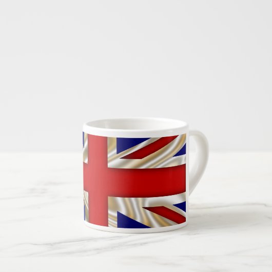 Royal Gewerkschaft Flag - Großbritannien Espressotasse (Vorderseite Rechts)