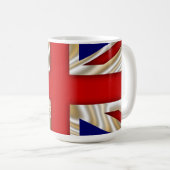 Royal Gewerkschaft Flag - Großbritannien Kaffeetasse (VorderseiteRechts)