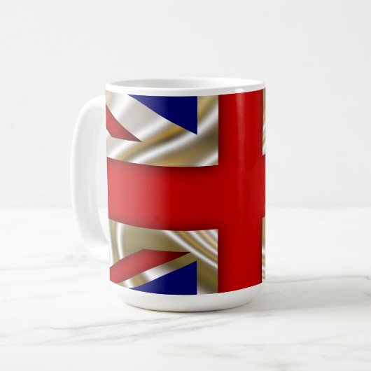 Royal Gewerkschaft Flag - Großbritannien Kaffeetasse (Vorderseite Links)