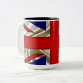 Royal Gewerkschaft Flag - Großbritannien Zweifarbige Tasse (Vorderseite Links)