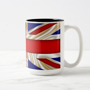 Royal Gewerkschaft Flag - Großbritannien Zweifarbige Tasse
