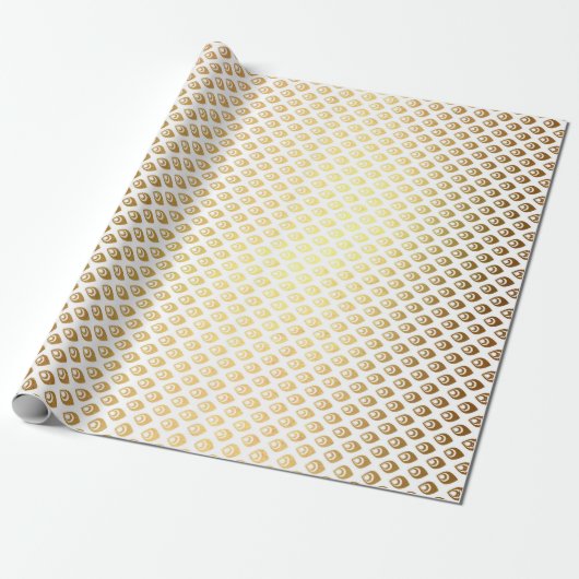 Royal Glam Golden Peacock Princess Geschenkpapier (Ungerollt)