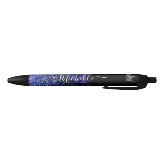 Royal Glitz Monogram Crown Custom Autograph Pen Kugelschreiber (Unterseite)