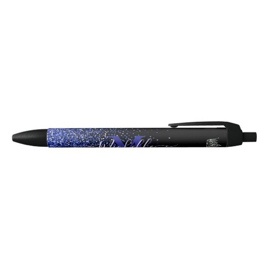 Royal Glitz Monogram Crown Custom Autograph Pen Kugelschreiber (Oberseite)
