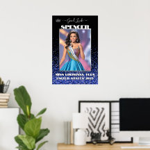 Royal Glitzer Glitz Custom Pageant Door Banner