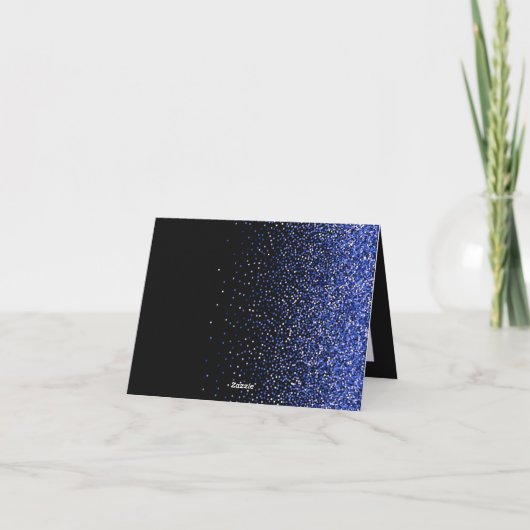 Royal Glitzer Glitz Pageant Dankeschön Karte (Rückseite)