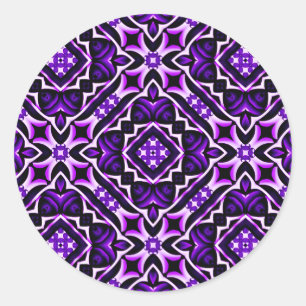 Royal Glow_ Runder Aufkleber