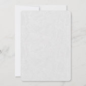 Royal Gold Art Deco Monogram White Brautparty Einladung (Rückseite)