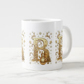Royal Gold B Luxury Snowman Jumbo Mug Jumbo-Tasse (Vorderseite Rechts)