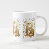 Royal Gold B Luxury Snowman Jumbo Mug Jumbo-Tasse (Rechts)