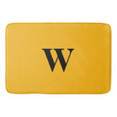 Royal Gold Black Monogram Badematte (Vorderseite)