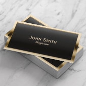 Royal Gold Border Magician Visitenkarte