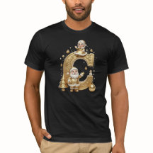 Royal Gold C Luxury Santa Men's T-Shirt 