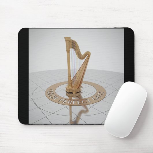 Royal Gold Harp Mousepad (Mit Mouse)