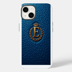Royal Gold Krone Buchstabe E Monogramm Luxus iPhone 14 Hülle