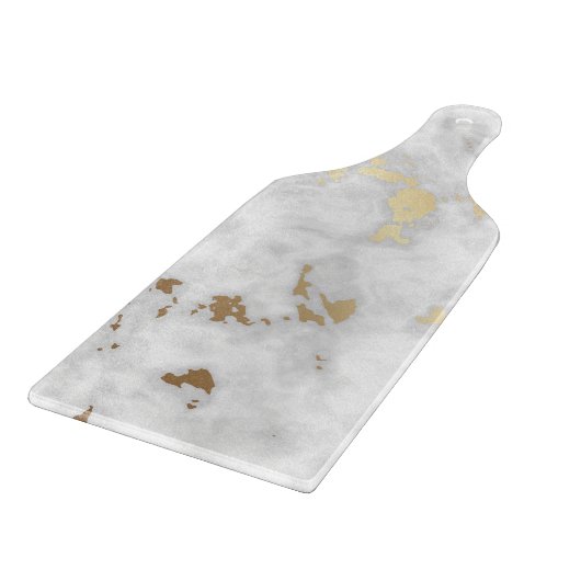 Royal-Gold-Marmor-Design Schneidebrett (Ecke)