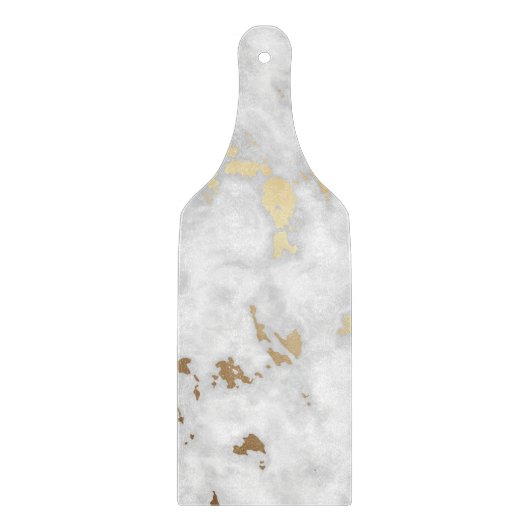 Royal-Gold-Marmor-Design Schneidebrett (Vorderseite)