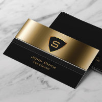 Royal Gold Shield Equine Dentis Business Card