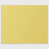 Royal Gold Solid Plain Color Geschenkpapier (Flach)