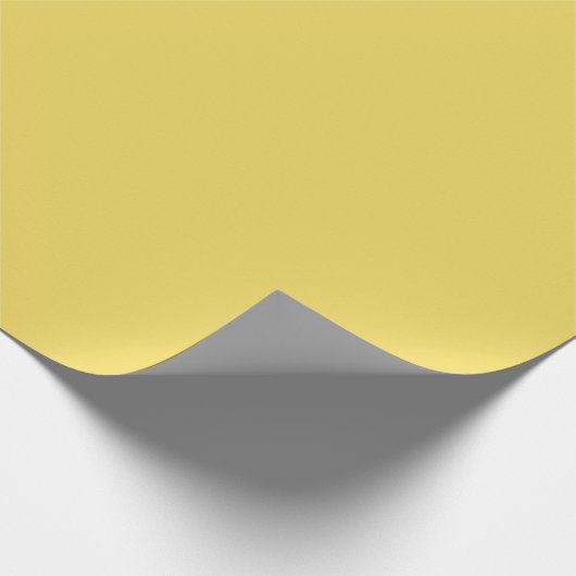 Royal Gold Solid Plain Color Geschenkpapier (Ecke)
