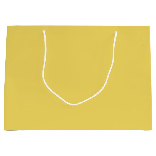 Royal Gold Solid Plain Color Große Geschenktüte (Vorderseite)