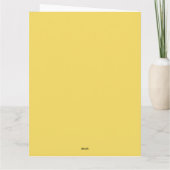 Royal Gold Solid Plain Color Karte (Rückseite)