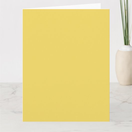 Royal Gold Solid Plain Color Karte (Vorderseite)