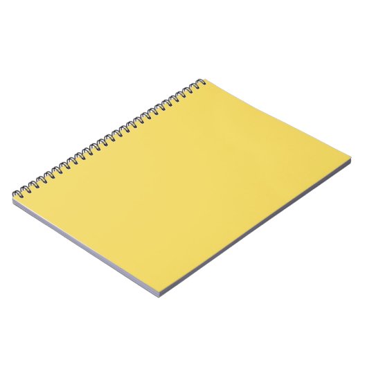 Royal Gold Solid Plain Color Notizblock (Linke Seite)