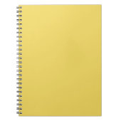 Royal Gold Solid Plain Color Notizblock (Vorderseite)
