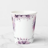 Royal Gold Tiara Lilac Light Lila Quinceanera Pappbecher (Links)