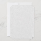 Royal Gold White Art Deco Monogram Bachelor Party Einladung (Rückseite)