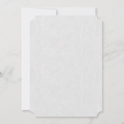 Royal Gold White Art Deco Monogram Bachelor Party Einladung (Rückseite)