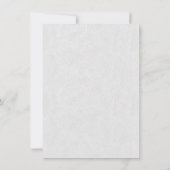 Royal Gold White Art Deco Monogram Save the Date (Rückseite)