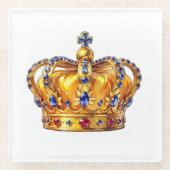 Royal golden crown glasuntersetzer (Vorderseite)