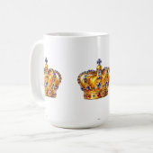 Royal golden crown kaffeetasse (Vorderseite Links)