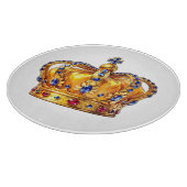 Royal golden crown schneidebrett (Ecke)